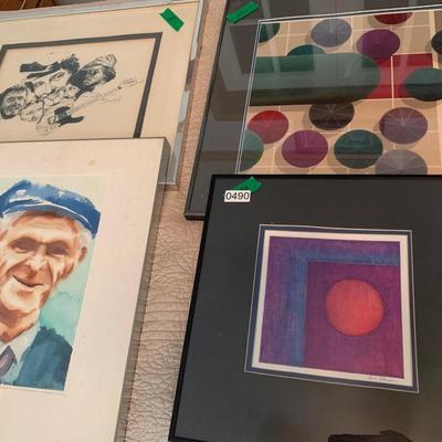Vintage Framed Art Lot