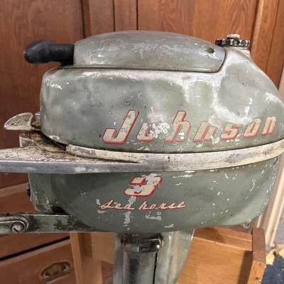 Vintage Johnson Seahorse boat motor