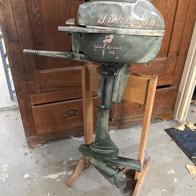Vintage Johnson Seahorse boat motor