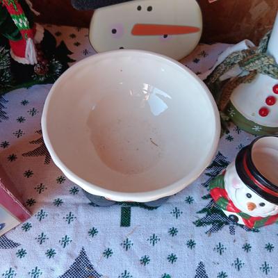 SANTA PANTS BOWL, FLOWER POT SNOWMAN AND MORE