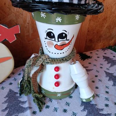 SANTA PANTS BOWL, FLOWER POT SNOWMAN AND MORE