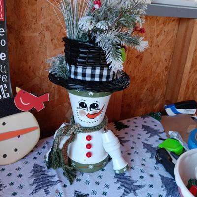 SANTA PANTS BOWL, FLOWER POT SNOWMAN AND MORE