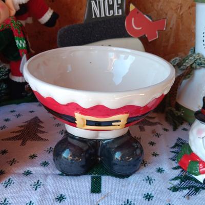 SANTA PANTS BOWL, FLOWER POT SNOWMAN AND MORE