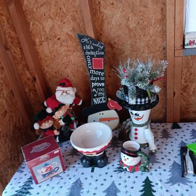 SANTA PANTS BOWL, FLOWER POT SNOWMAN AND MORE