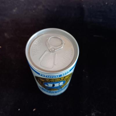 SEALED GALLO DE BARRIL & CAN OF JR BEER, BAROMETER AND COORS GLASS