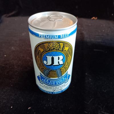 SEALED GALLO DE BARRIL & CAN OF JR BEER, BAROMETER AND COORS GLASS