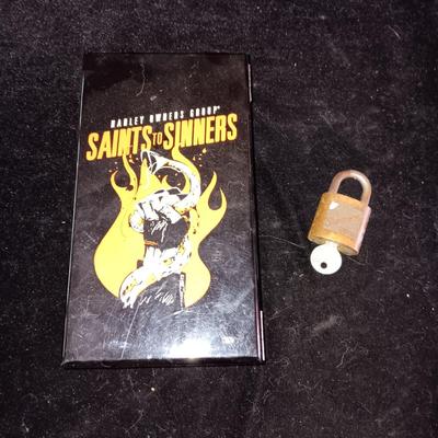 HARLEY OWNERS GROUP SAINTS TO SINNERS POKER CHIPS, CARDS & DICE