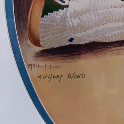 SIGNED AND NUMBERED "INDIGO & HIGH TOPS" BY MARY B HUNT