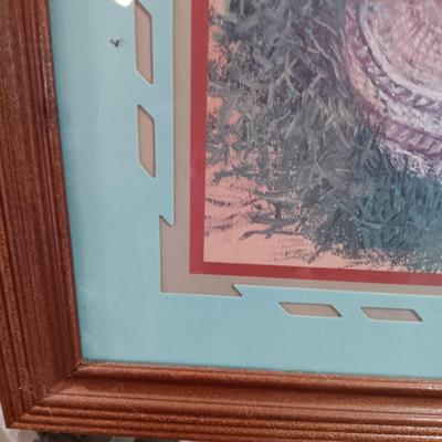 SIGNED AND NUMBERED "INDIGO & HIGH TOPS" BY MARY B HUNT