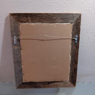 BARNWOOD FRAMED BEV DOOLITTL'S "SEASON OF THE EAGLE" & "UNKNOWN PRESENCE"