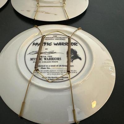 COLLECTOR'S PLATES DEPICTING NATIVE AMERICANS