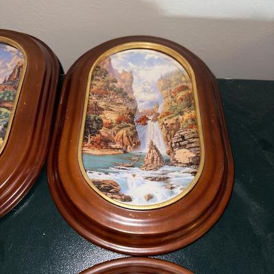"EMBRACED BY THE SPIRITS" FRAMED COLLECTOR'S PLATES
