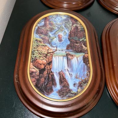 "EMBRACED BY THE SPIRITS" FRAMED COLLECTOR'S PLATES