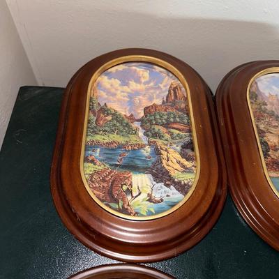 "EMBRACED BY THE SPIRITS" FRAMED COLLECTOR'S PLATES