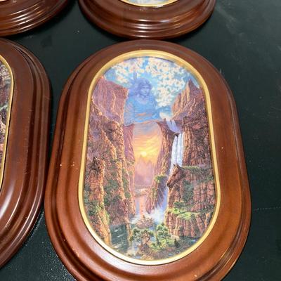 "EMBRACED BY THE SPIRITS" FRAMED COLLECTOR'S PLATES