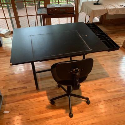 Adjustable Chair and Drafting Table (2R-BB)