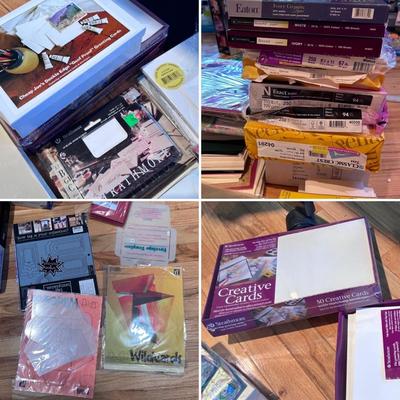 Large Selection of Greeting Card Making Supplies (2R-BB)