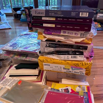 Large Selection of Greeting Card Making Supplies (2R-BB)