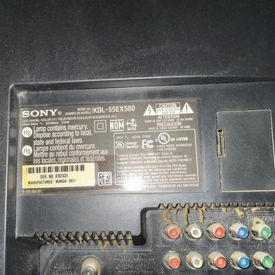 SONY 55" FLAT SCREEN TV