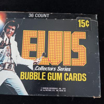 ELVIS SEALED COLLECTOR'S SERIES BUBBLE GUM CARDS
