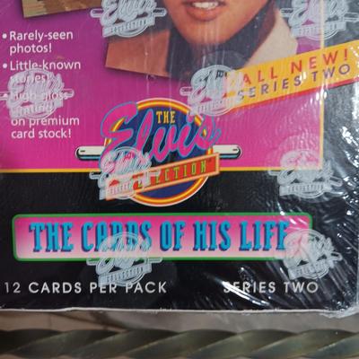 SEALED ELVIS THE CARDS OF HIS LIFE AND 4 BOOKS