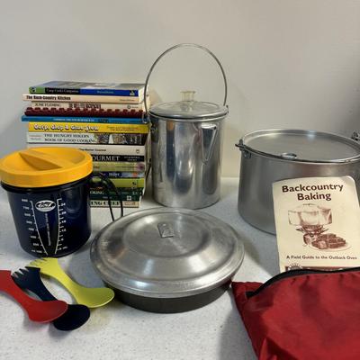 Backcountry Cookbooks, Camping Pots, & Outback Oven (C-TF)