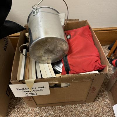 Backcountry Cookbooks, Camping Pots, & Outback Oven (C-TF)
