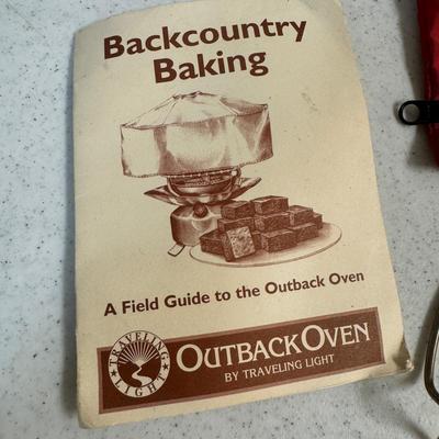 Backcountry Cookbooks, Camping Pots, & Outback Oven (C-TF)