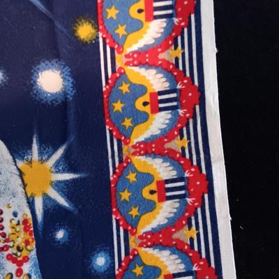 2 LARGE ELVIS CLOTH TAPESTRY STYLE PICTURES