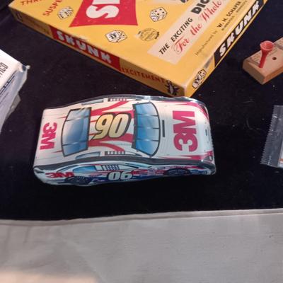 UNASSEMBLED MODEL TRUCK, ELVIS SIGNED BASEBALL, GAME SKUNK AND MORE