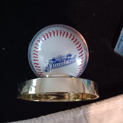 UNASSEMBLED MODEL TRUCK, ELVIS SIGNED BASEBALL, GAME SKUNK AND MORE