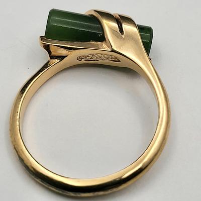 Jade, Tigers Eye Vintage Rings