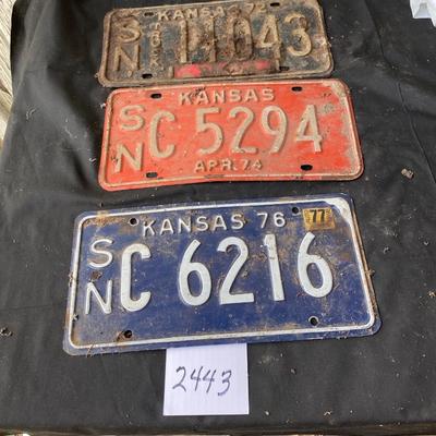 Vintage Kansas Tags