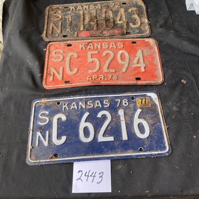 Vintage Kansas Tags