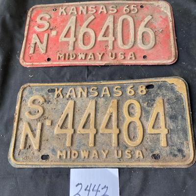 Vintage Kansas Tags