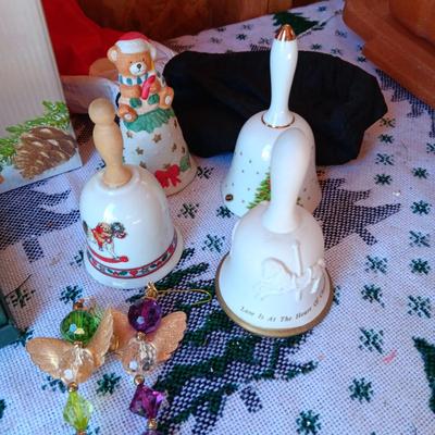 REINDEER CANDLE HOLDERS, WINDSOCK LIKE SANTA
