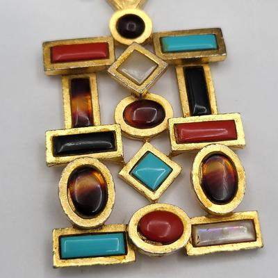 Retro Modernist Necklace, Earrings CAPRI