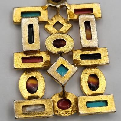 Retro Modernist Necklace, Earrings CAPRI