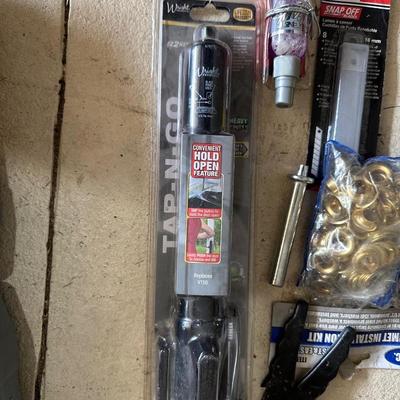 RYOBI PALM SANDER, NEW DOOR CLOSER, GROMMETS AND MORE