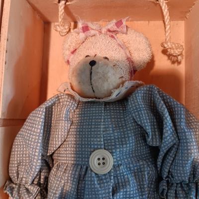 VINTAGE DOLLS AND A PLUSH BEAR