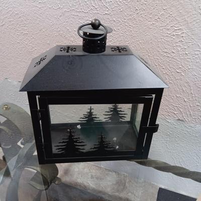 FLAMELESS CANDLES AND 3 CANDLE LANTERNS