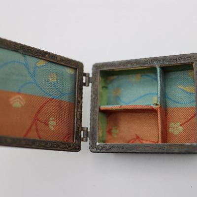 Kelvin Chen Hand Painted Van Gogh's Sunflowers Jewelry/Trinket Box