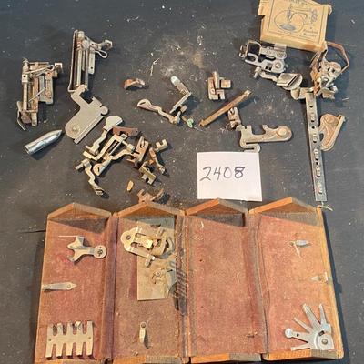Vintage Sewing Machine Parts Box