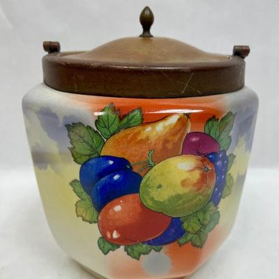 Vintage Ceramic Biscuit Jar