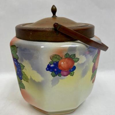 Vintage Ceramic Biscuit Jar