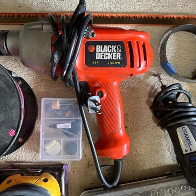 DRILL, DREMEL, DEWALT SANDER AND MORE