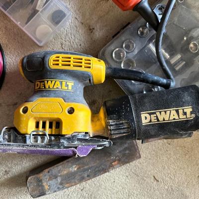 DRILL, DREMEL, DEWALT SANDER AND MORE