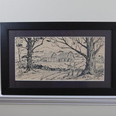 Framed and Bordered Artwork