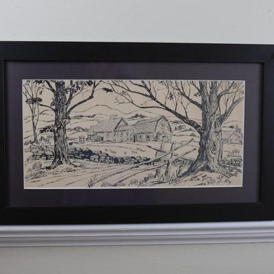 Framed and Bordered Artwork
