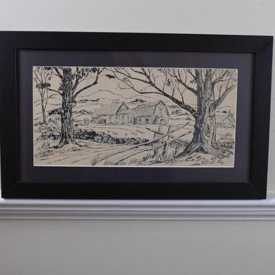 Framed and Bordered Artwork